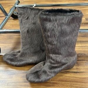 VINTAGE BF Goodrich Fur Boots Fleece Lining NWOT